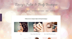 Desktop Screenshot of daisyssalononline.com